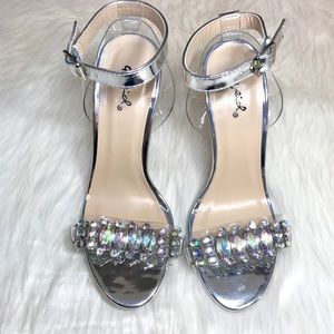 CRYSTAL GEM HEELS